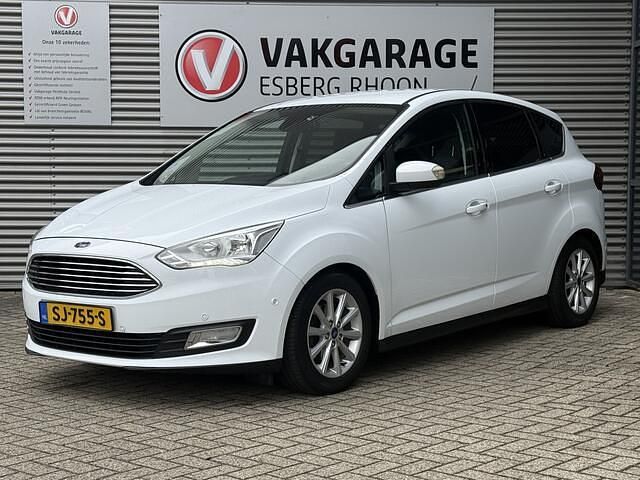 Wit Occasion 2017 Ford C-MAX Titanium MPV | € 8.950 (Eerlijke prijs) - Afbeelding 1/4