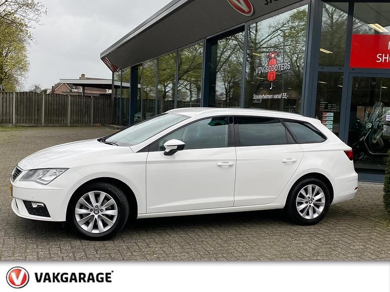 Occasion Seat Leon ST Style 150 PK (110 kW) 2020 Wit Stationwagen
