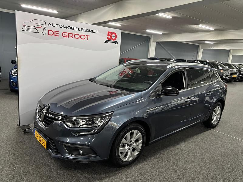 Grijs Gebruikt 2018 Renault Mégane GrandTour LIMITED Stationwagen | € 12.095 (Goede deal) - Afbeelding 1/4