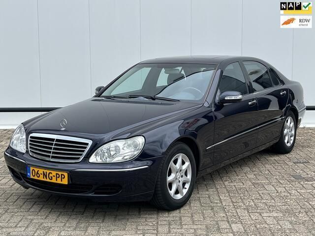 Blauw Gebruikt 2003 Mercedes S500 Sedan | € 19.900 - Afbeelding 1/4