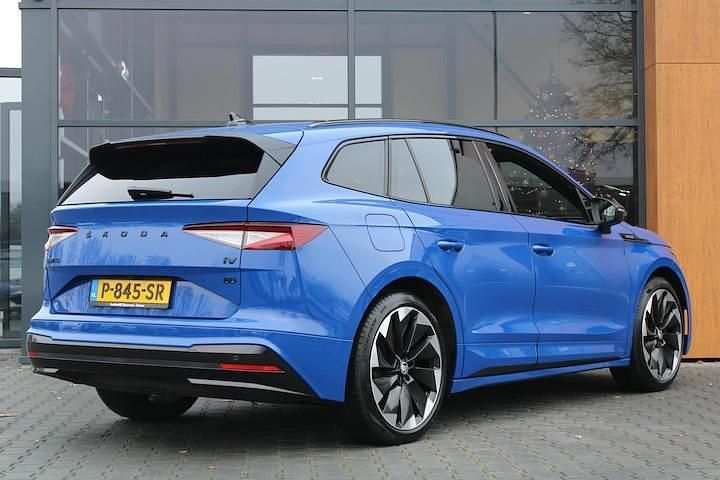 Occasion Skoda Enyaq iV SportLine 150 kW (204 PK) 2022 Blauw SUV