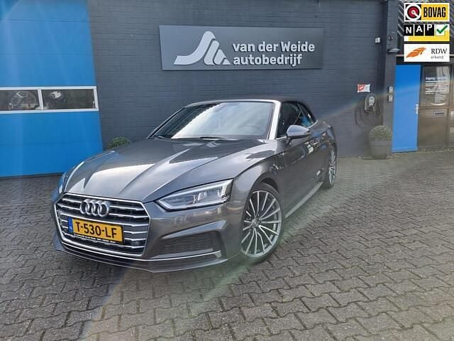 Grijs Gebruikt 2019 Audi A5 Cabriolet S-Line Cabriolet | € 34.500 (Eerlijke prijs) - Afbeelding 1/4