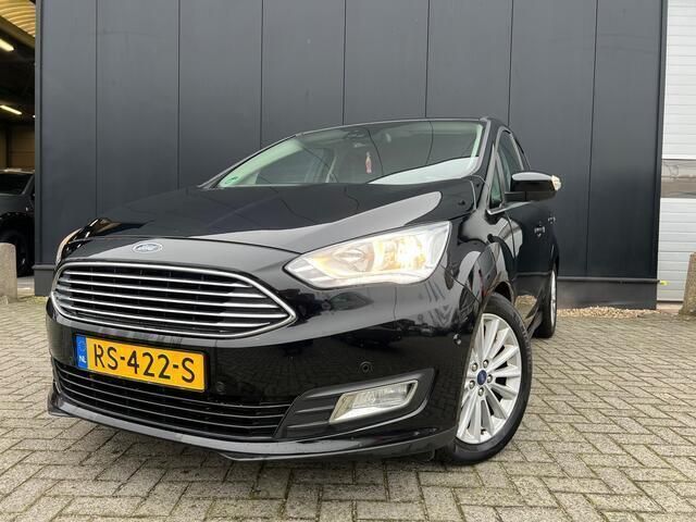 Zwart Gebruikt 2018 Ford C-MAX Titanium MPV | € 7.995 (Goede deal) - Afbeelding 1/4