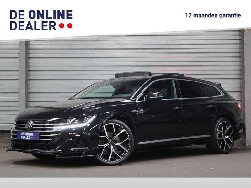 Zwart Gebruikt 2021 VW Arteon R-line Stationwagen | € 30.850 (Eerlijke prijs) - Afbeelding 1/4