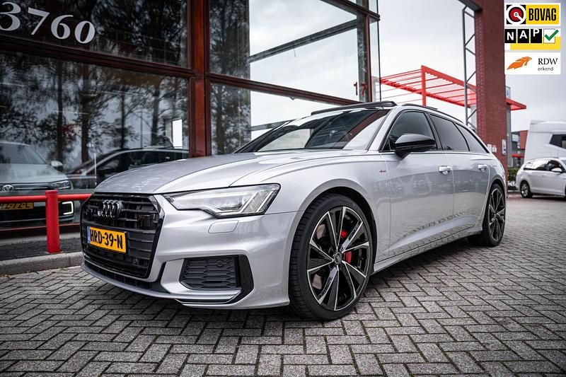 Grijs Gebruikt 2021 Audi A6 Competition Stationwagen | € 44.550 (Eerlijke prijs) - Afbeelding 1/4