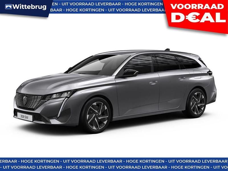 Grijs Nieuw 2025 Peugeot 308 Allure Stationwagen | € 38.888 (Goede deal) - Afbeelding 1/4