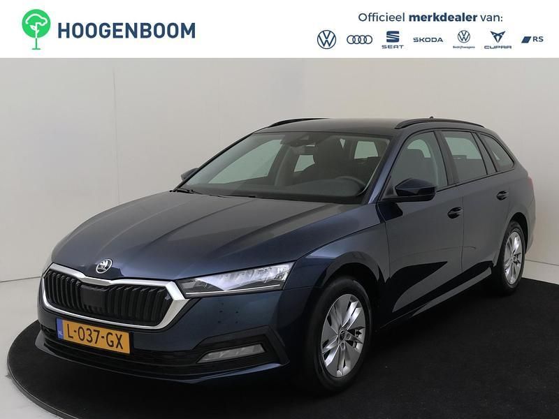Blauw Gebruikt 2021 Skoda Octavia Business Line Stationwagen | € 23.950 (Eerlijke prijs) - Afbeelding 1/4