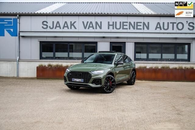 District green Gebruikt 2021 Audi Q5 Sportback Exclusive SUV | € 57.950 (Iets duurder) - Afbeelding 1/4