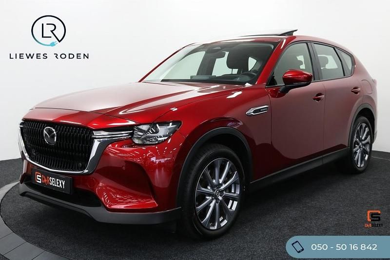 Rood Gebruikt 2023 Mazda CX-60 Exclusive-Line SUV | € 41.950 (Eerlijke prijs) - Afbeelding 1/4