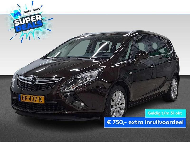 Bruin Gebruikt 2013 Opel Zafira Tourer Cosmo MPV | € 9.945 (Eerlijke prijs) - Afbeelding 1/4
