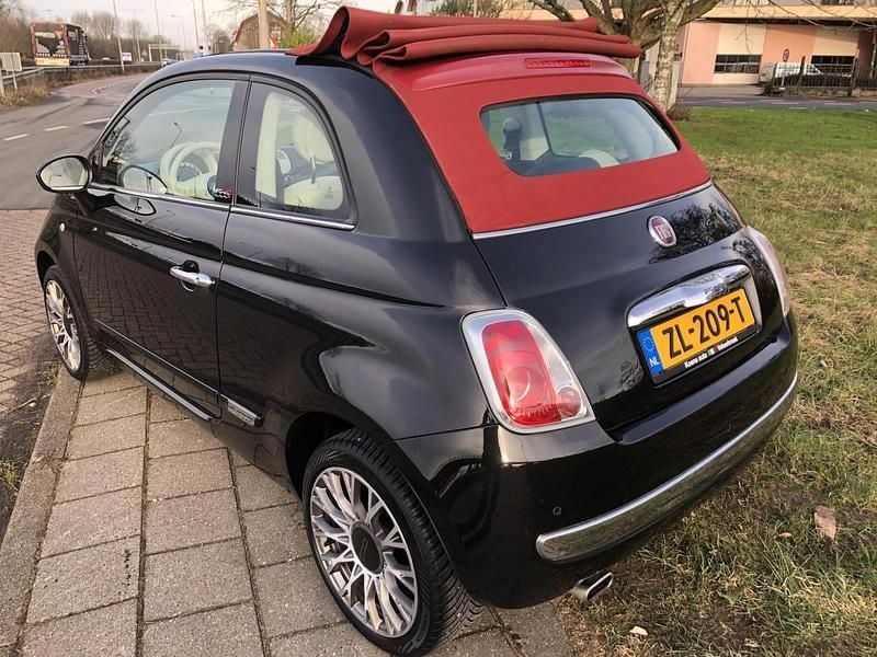 Occasion Fiat 500C Lounge 69 PK (50 kW) 2015 Zwart Cabriolet