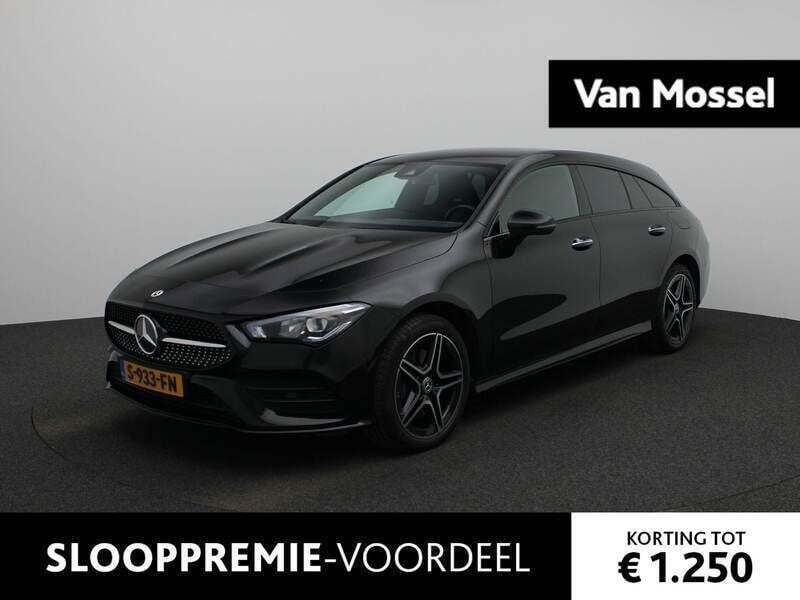 Zwart Gebruikt 2023 Mercedes CLA250 Shooting Brake AMG line Stationwagen | € 28.900 (Super prijs) - Afbeelding 1/3