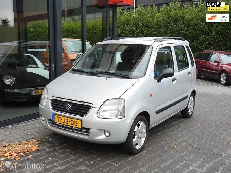 Grijs Gebruikt 2002 Suzuki Wagon R+ Stationwagen | € 2.450 - Afbeelding 1/4