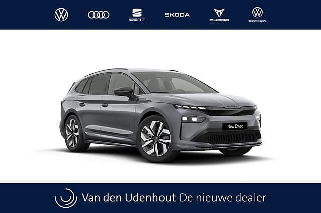 Grijs Nieuw 2025 Skoda Enyaq iV SportLine SUV | € 50.860 (Goede deal) - Afbeelding 1/4