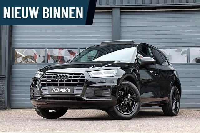 Zwart Gebruikt 2018 Audi Q5 S-Line SUV | € 34.950 (Eerlijke prijs) - Afbeelding 1/4