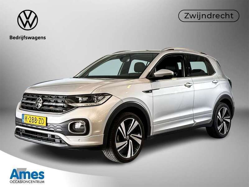 Grijs Gebruikt 2021 VW T-Cross R-line SUV | € 23.995 (Duur) - Afbeelding 1/3