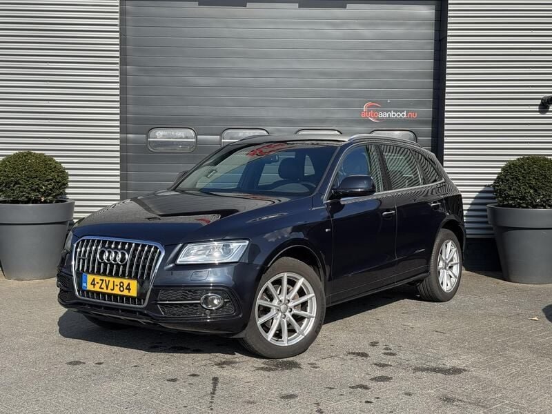 Blauw, metallic lak Gebruikt 2015 Audi Q5 Basis SUV | € 13.790 (Eerlijke prijs) - Afbeelding 1/4