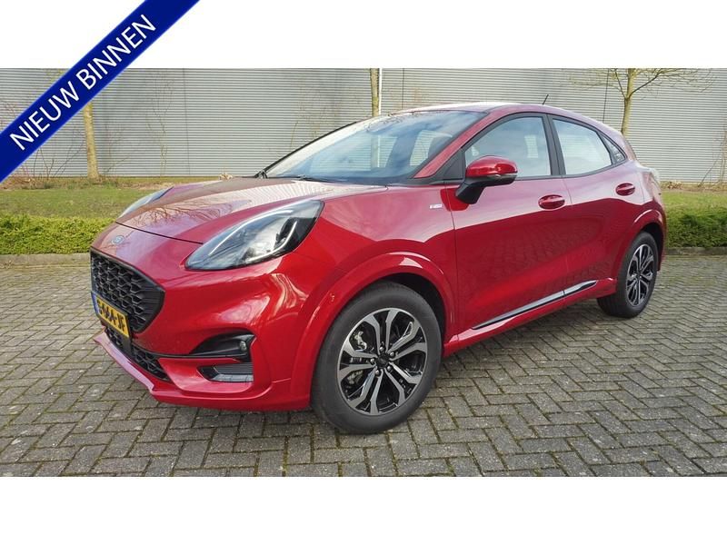 Rood Gebruikt 2022 Ford Puma Gen-E ST-Line SUV | € 24.994 - Afbeelding 1/4