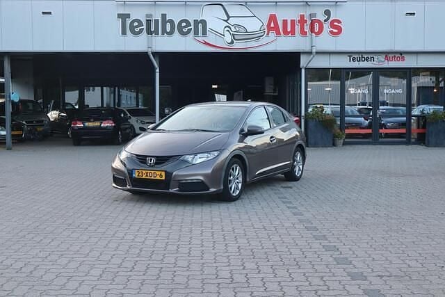 Bruin Gebruikt 2012 Honda Civic Hatchback | € 8.995 (Eerlijke prijs) - Afbeelding 1/4