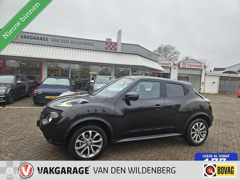 Zwart Gebruikt 2015 Nissan Juke N-Connecta SUV | € 10.750 (Eerlijke prijs) - Afbeelding 1/4