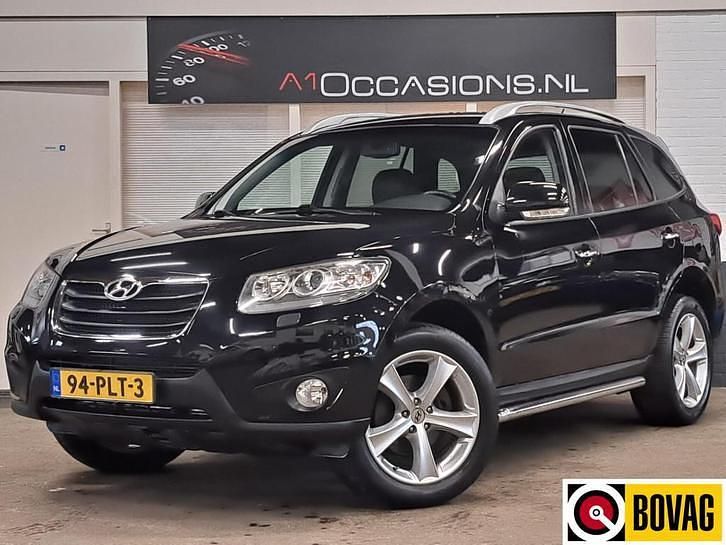 Zwart Gebruikt 2011 Hyundai Santa Fe Style SUV | € 9.995 (Iets duurder) - Afbeelding 1/4