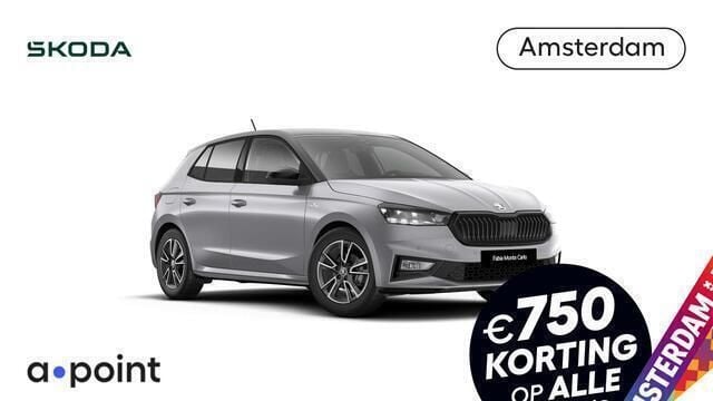Zilver Nieuw 2025 Skoda Fabia Monte Carlo Hatchback | € 29.330 (Eerlijke prijs) - Afbeelding 1/4