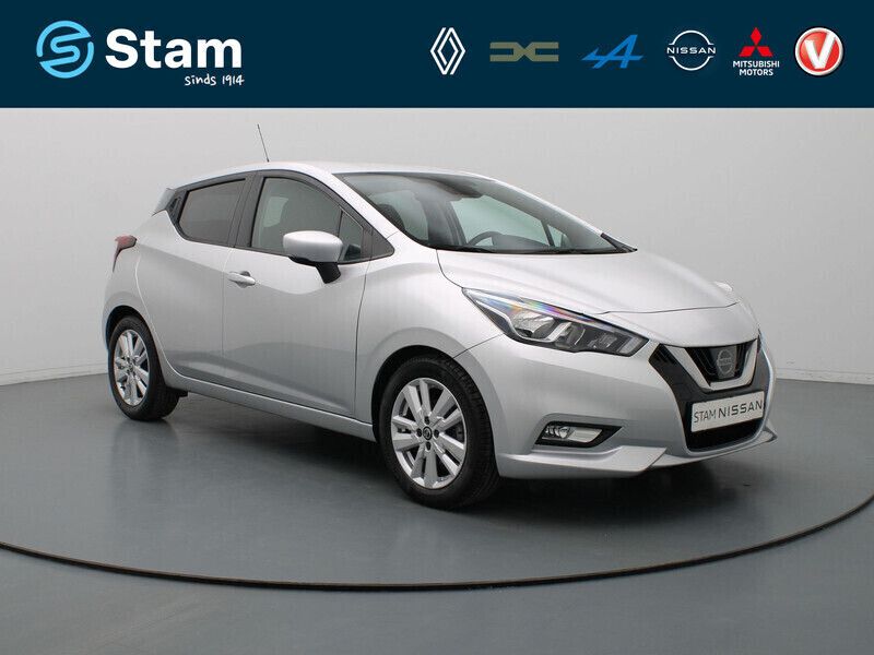 Zilver Gebruikt 2019 Nissan Micra N-Connecta Hatchback | € 11.990 (Eerlijke prijs) - Afbeelding 1/4