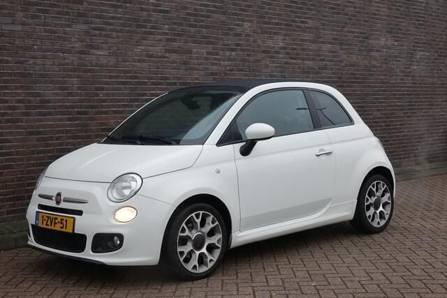Wit Gebruikt 2015 Fiat 500C Sport Cabriolet | € 5.945 (Eerlijke prijs) - Afbeelding 1/4