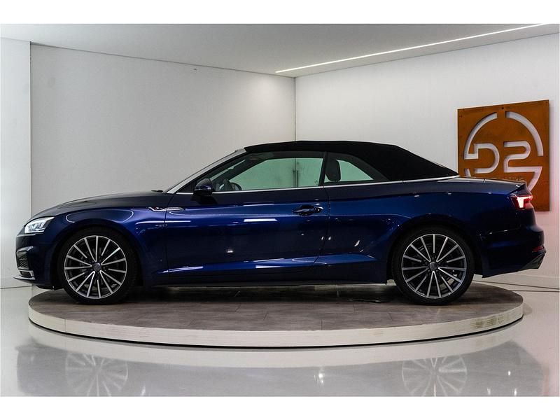 Occasion Audi A5 Cabriolet S-Line 191 PK (140 kW) 2019 Blauw Cabriolet