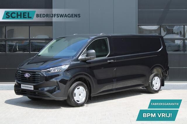 Zwart Nieuw 2024 Ford Transit Custom Trend Van | € 38.950 (Super prijs) - Afbeelding 1/4