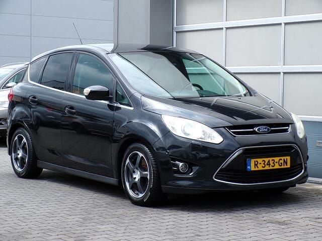 Zwart Gebruikt 2012 Ford C-MAX Titanium MPV | € 5.950 (Goede deal) - Afbeelding 1/4