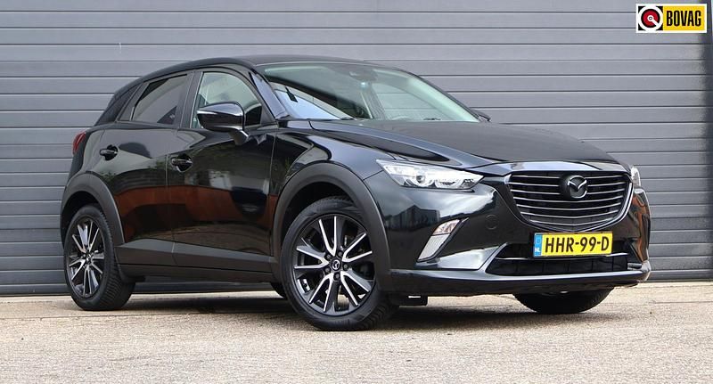 Zwart Gebruikt 2018 Mazda CX-3 SUV | € 16.750 (Eerlijke prijs) - Afbeelding 1/4
