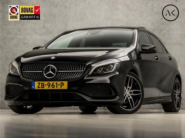Zwart Gebruikt 2016 Mercedes A200 AMG Hatchback | € 16.945 (Eerlijke prijs) - Afbeelding 1/4