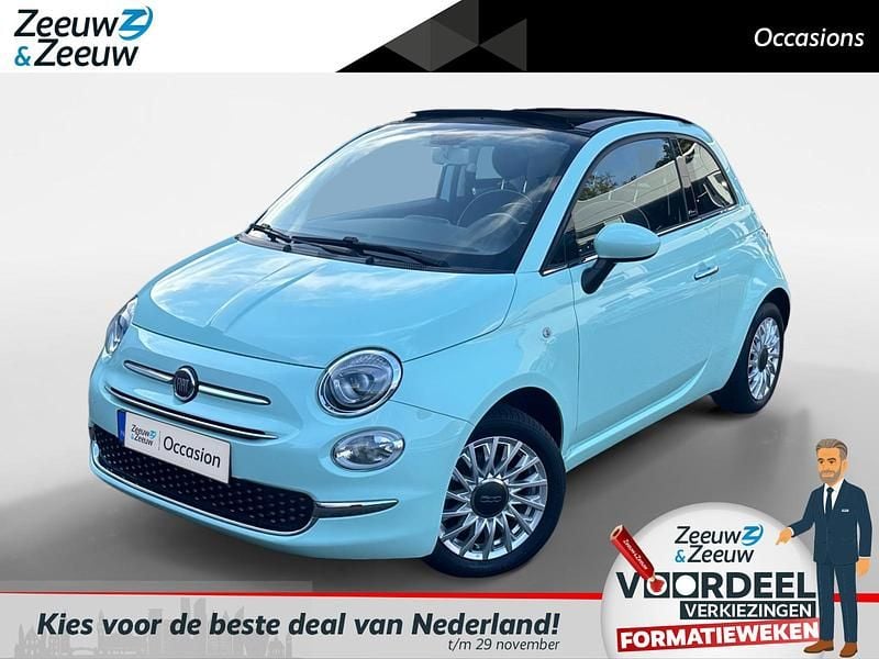 Groen Gebruikt 2017 Fiat 500C Lounge Cabriolet | € 9.440 (Goede deal) - Afbeelding 1/4