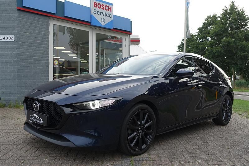 Blauw Gebruikt 2020 Mazda 3 Luxury Hatchback | € 25.545 (Duur) - Afbeelding 1/4