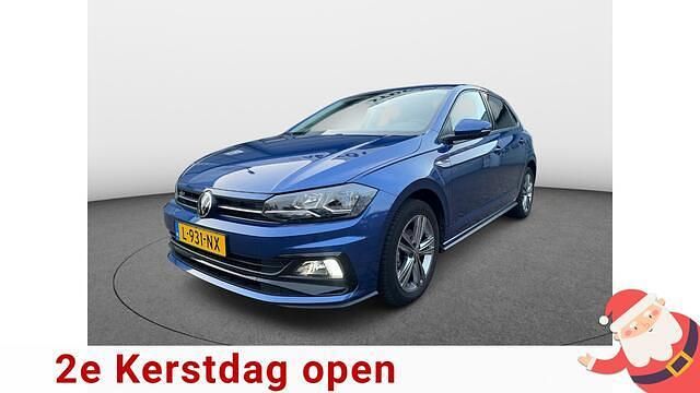 Blauw (metallic) Occasion 2021 VW Polo R-line Hatchback | € 17.490 (Eerlijke prijs) - Afbeelding 1/4