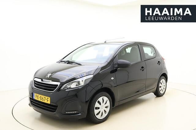 Zwart Gebruikt 2017 Peugeot 108 Access Hatchback | € 6.950 (Eerlijke prijs) - Afbeelding 1/4