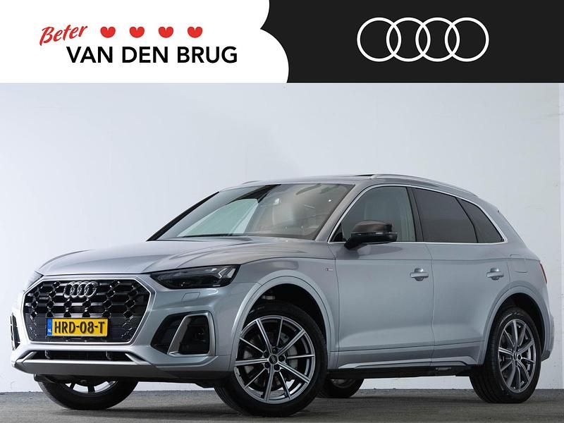 Zilver Occasion 2021 Audi Q5 S-Line SUV | € 47.185 (Iets duurder) - Afbeelding 1/4