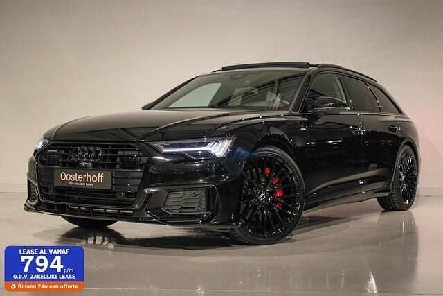 Zwart Gebruikt 2022 Audi A6 Competition Stationwagen | € 59.990 (Duur) - Afbeelding 1/4