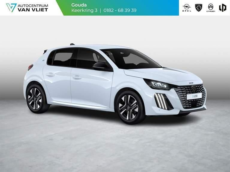 Blanc okenite (wit metallic) Nieuw 2025 Peugeot e-208 Allure Hatchback | € 33.925 (Eerlijke prijs) - Afbeelding 1/4