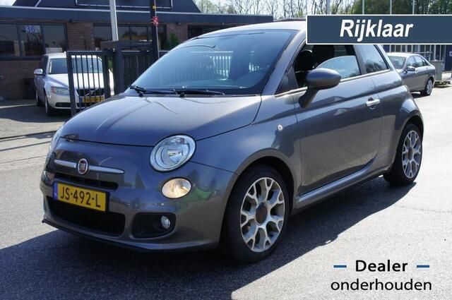 Grijs, metallic lak Gebruikt 2016 Fiat 500S Hatchback | € 8.250 (Eerlijke prijs) - Afbeelding 1/4