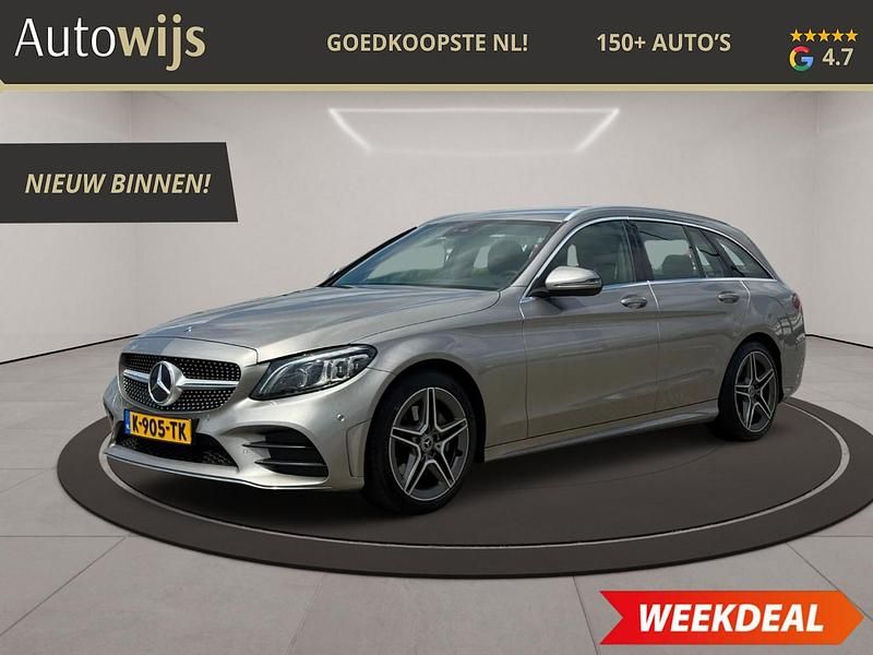 Grijs Occasion 2018 Mercedes C200 Business Stationwagen | € 17.695 (Super prijs) - Afbeelding 1/4