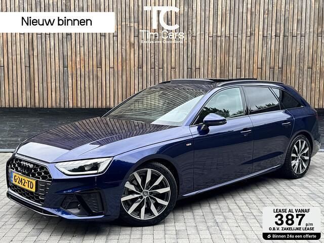 Blauw Gebruikt 2019 Audi A4 S-Line Stationwagen | € 27.950 (Duur) - Afbeelding 1/4