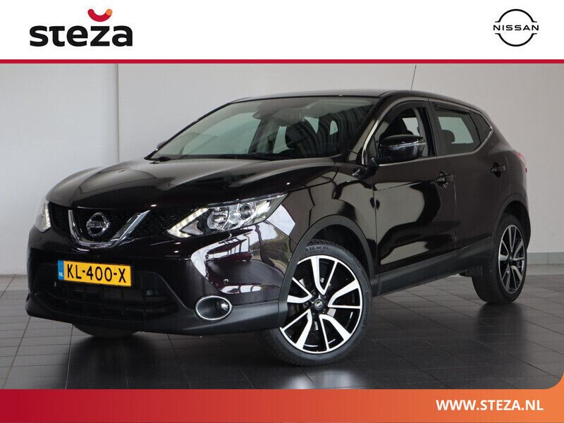 Paars, metallic lak Gebruikt 2016 Nissan Qashqai Visia SUV | € 13.449 (Eerlijke prijs) - Afbeelding 1/4