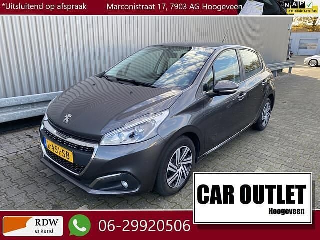 Grijs Gebruikt 2018 Peugeot 208 Active Hatchback | € 6.450 (Super prijs) - Afbeelding 1/4