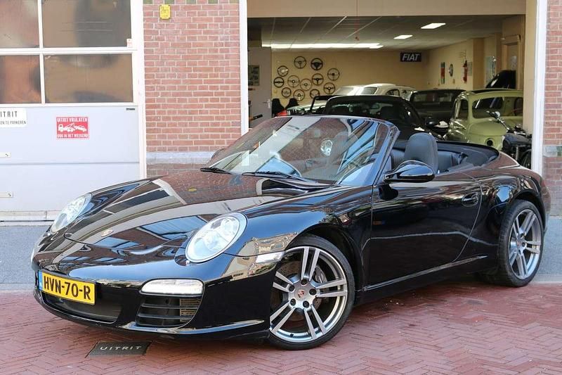 Zwart Gebruikt 2009 Porsche 911 Carrera Cabriolet Cabriolet | € 56.950 - Afbeelding 1/4