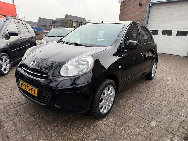 Occasion Nissan Micra Visia 80 PK (58 kW) 2011 Zwart Hatchback