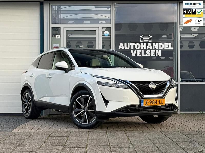 Wit Gebruikt 2023 Nissan Qashqai Tekna SUV | € 24.990 (Goede deal) - Afbeelding 1/4