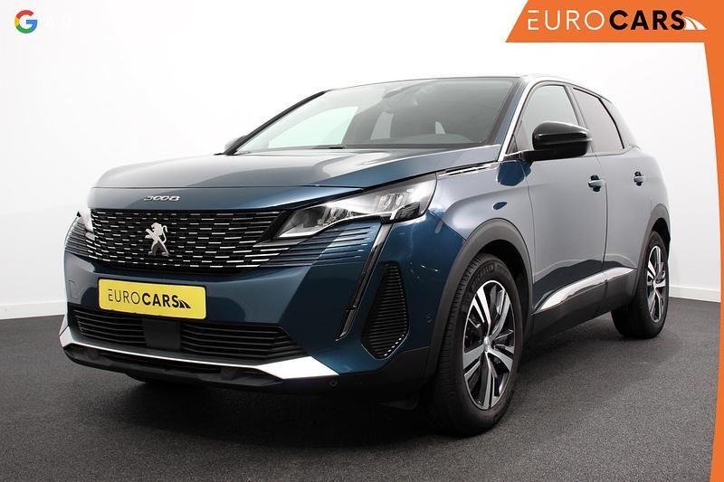 Blauw Occasion 2022 Peugeot 3008 Allure SUV | € 22.490 (Eerlijke prijs) - Afbeelding 1/4