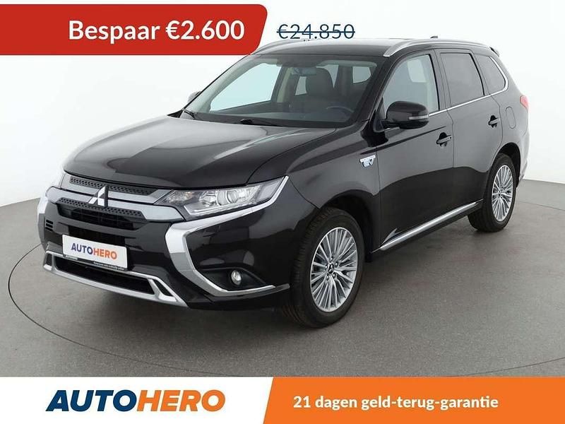 Zwart Occasion 2020 Mitsubishi Outlander P-HEV SUV | € 22.449 (Super prijs) - Afbeelding 1/3